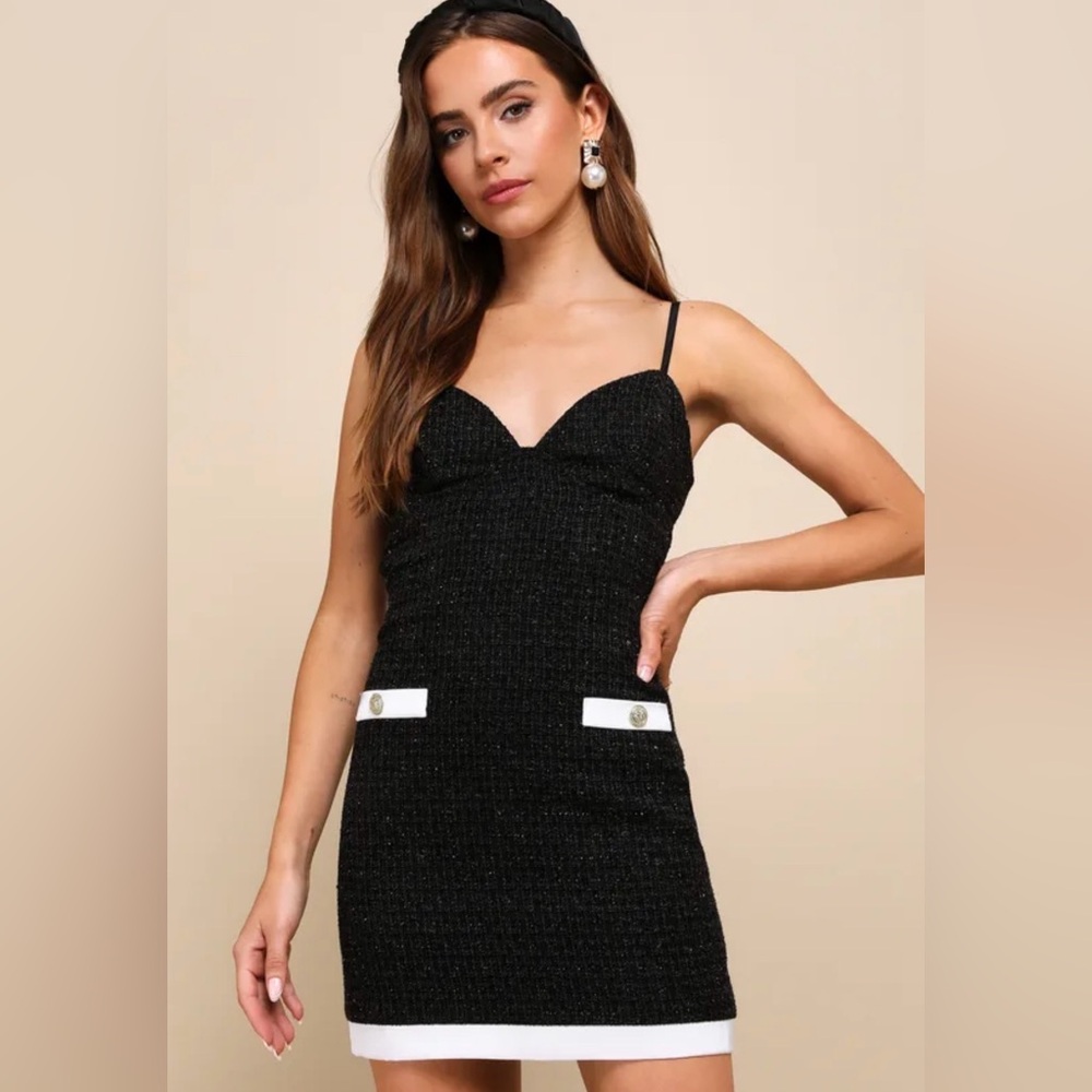 NWT LuLu tweed XL cocktail dress